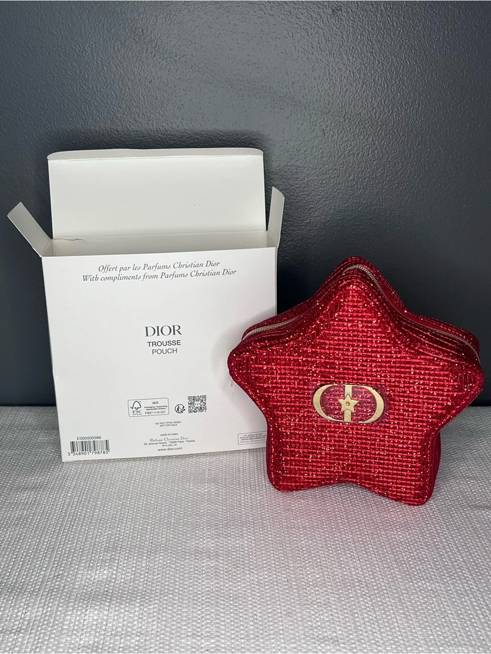 Dior Red Star Pouch